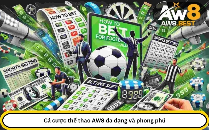 Cá cược thể thao AW8 đa dạng và phong phú